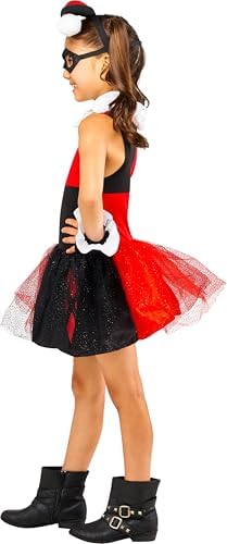 Rubies DC Comics Villains: Harley Quinn Costume for Kids, Girls Costume