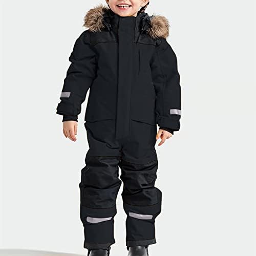 YRAETENM Snow Suit for Kids Boys Girls One Piece Snowsuit Girls and Boys Waterproof Insulated Winter Jumpsuit Coveralls