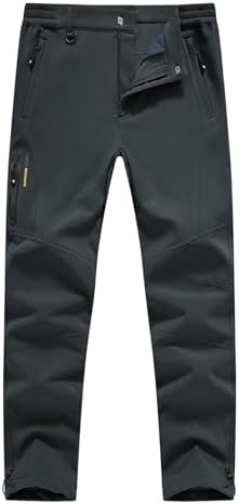 Rdruko Men's Snow Pants Waterproof Ski Pants Insulated Trousers