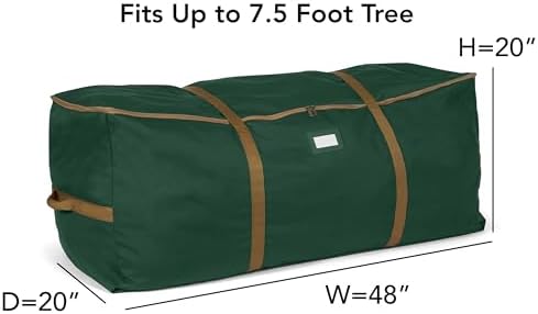 Covermates Christmas Tree Cinch Bag, Fits 6-7.5 ft Trees, Green