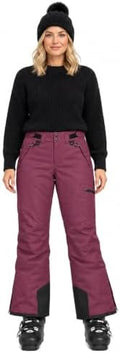 Women's Snow Ski Pants Water Resistant Softshell Insulated Flare for Snowboarding Hiking Winter Outdoor Pants