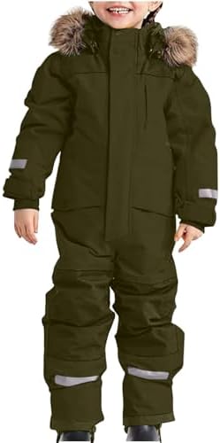 Snow Suit for Kids Boys Girls One Piece Winter Toddler Snowsuit
