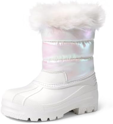 DREAM PAIRS Girls Snow Waterproof Winter Boots
