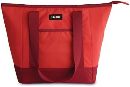 PackIt Built with ECOFREEZE Technology, Reusable, Foldable, Zip Closure, with Shoulder Straps for Easy Carrying