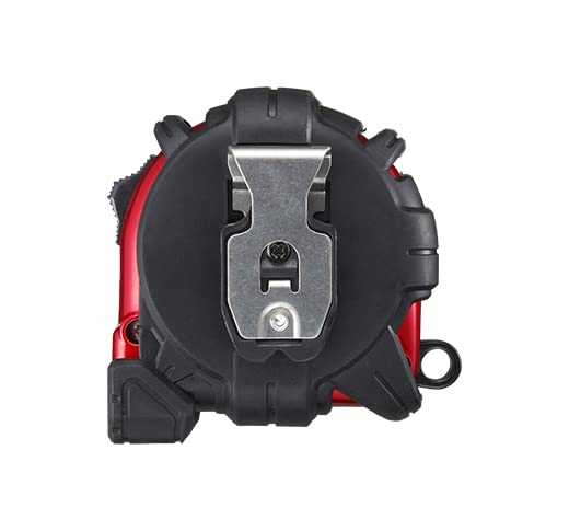 TAJIMA Tape Measure - 16ft/5m x 1in GS-Lock Measuring Tape with Compatible Clip & Horned Magnetic Hook - GS-MC16/5MBW