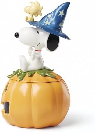 Lenox Peanuts Great Pumpkin Halloween Covered Candy Jar