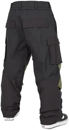 Volcom Men's Nwrk Baggy Snowboard Pant – 10k Waterproof Breathable 2-layer