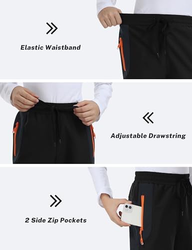 MoFiz Boys Snow Ski Pants Fleece Waterproof Winter Outdoor Hiking Pants