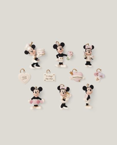 Lenox Disney Romantic Moments Valentine's Day Mini Ornament Set, 10-Piece