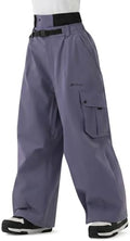 Mens Womens Snowbaord Pants 3L Baggy Snow Ski Pants