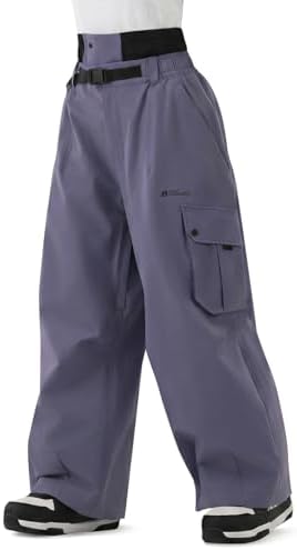 Mens Womens Snowbaord Pants 3L Baggy Snow Ski Pants
