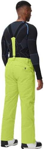 Men's Snow Ski Pants Insulated Waterproof Warm Winter Snowboard Bibs