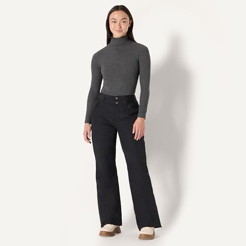 Amazon Essentials Women's Mid-Rise Water-Resistant Insulated Ski Pants
