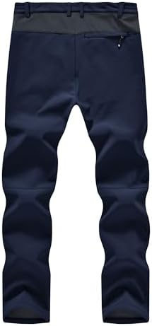 YSENTO Men's Snow Pants Fleece Lined Hiking Ski Winter Insulated Utility Work