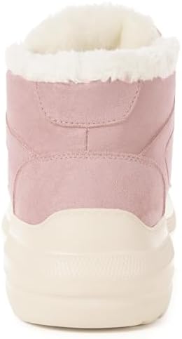 Eagsouni Womens Snow Boots Suede Leather Winter Shoes