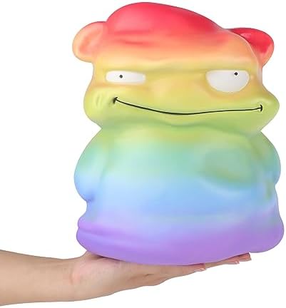Anboor 9.9" Rainbow Monster Jumbo Squishies Toy Soft Slow Rising Scented