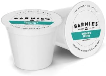 Barnie's Coffee Café Blend Single Serve Coffee Pods with Smooth and Balanced Blend of South and Central American Coffee, Medium Roast Compatible with Keurig Brewers, 48 Count