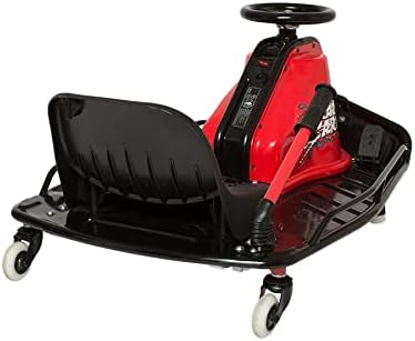 Razor Crazy Cart Sport - 24V Electric Drifting Go Kart, Variable Speed, Up to 12 mph, Up To 40 Minutes of Continuous Use, Drift Bar for Controlled Drifts, Ages 9+