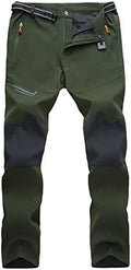 MAGCOMSEN Men's Snow Ski Winter Pants Waterproof Hiking Fleece Lined Pants