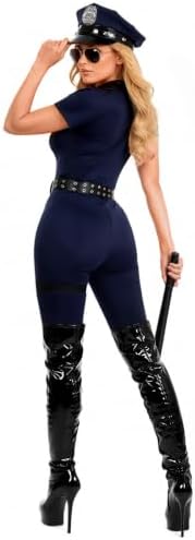 8PCS Women's Police Officer Costume