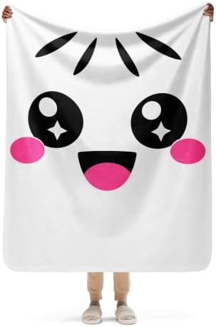 Squishy Dumpling Easy Halloween Costume Graphic Sherpa Throw Blanket