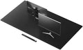 Cacoy 63" x 31.5" Extra Large Leather Desk Mat, Office Desk Pad Blotter, Oversized Mouse Pad for Home & Work, Waterproof Computer Desk Protector, Huge Gaming Desktop Mat for Keyboard & Mouse (Black)