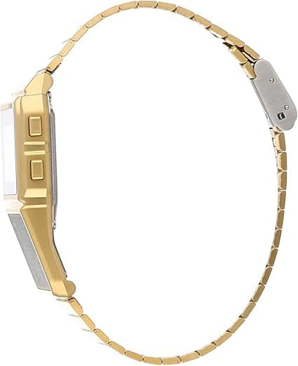 Casio #DBC611G-1D Men's Gold Tone 25 Memory Calculator Databank Watch