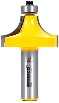 YONICO 13966 9/16-Inch Radius Round Over Edge Forming Router Bit 1/2-Inch Shank
