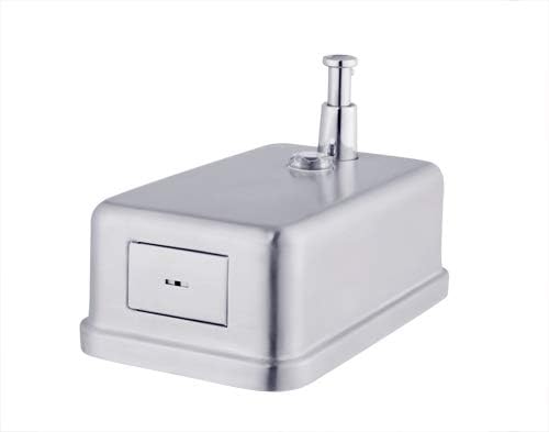 Commercial Soap Dispenser Wall Mount, 304 Stainless Steel & Solid Brass Pump Core, Industrial Grade Hand Soap Dispenser with Corrosion-Proof Lining for Bathrooms & Kitchens, 37oz/1100ml ADA Compliant