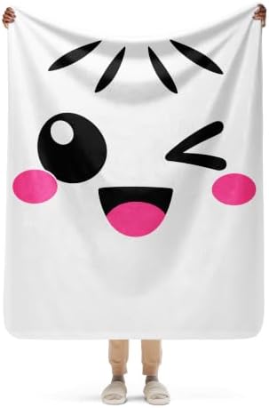 Squishy Dumpling Easy Halloween Costume Graphic Sherpa Throw Blanket