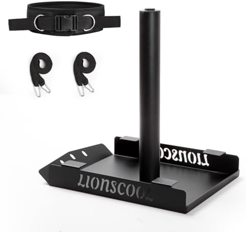 LIONSCOOL Weight Sled for Training, Speed and Strength Workout Sled with Pulling Belt or Harness