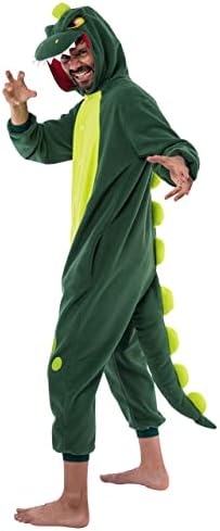 Spooktacular Creations Halloween Dalmatian Dragon Cow Costume, Animal Costume Hooded Jumpsuit for Halloween Cosplay Party