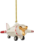 Lenox 894434 Holiday Accent Airplane Ornament, Christmas