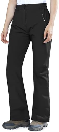 Outdoor Ventures Fleece Lined Waterproof Pants Women Ski Snow Hiking Warm