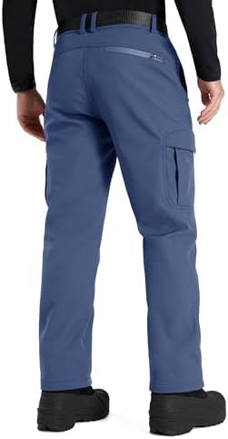 FREE SOLDIER Men's Outdoor Softshell Snow Ski Pants