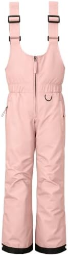 wantdo Girls Ski Pants Winter Snow Bibs Kids Insulated Snowboarding Overall