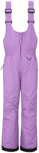 wantdo Girls Ski Pants Winter Snow Bibs Kids Insulated Snowboarding Overall