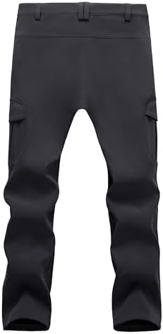 MAGCOMSEN Snow Pants for Men Fleece Lined Softshell Winter Men's Ski Pants