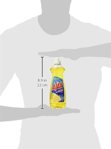 Ajax Super Degreaser Dish Liquid, Lemon, 14 Fluid Ounce