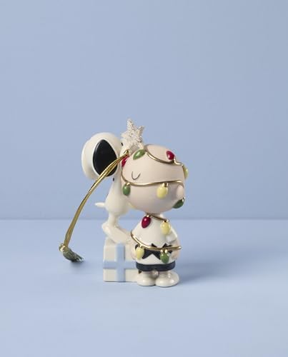 Lenox Peanuts Charlie Brown Christmas Tree Hanging Ornament