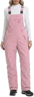 DAFENGEA Women's Ski Snow Bibs Adjustable Straps Overalls