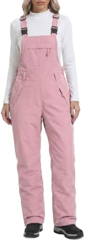 DAFENGEA Women's Ski Snow Bibs Adjustable Straps Overalls