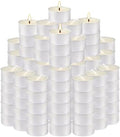 200 Pack White Bulk Candles, 6 Hour Unscented Tea Lights Candles