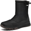 Nahomi Waterproof Snow Boots for Men, Warm Fur-Lined Side-Zip Winter Boots