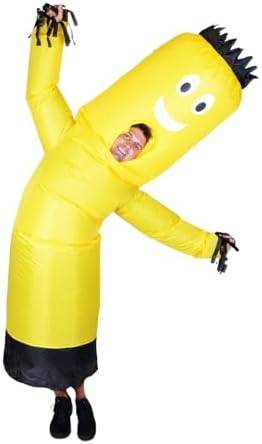 LookOurWay Inflatable Tube Man Costume - Wacky Wavy Arm Guy Funny Inflatable Halloween Costume