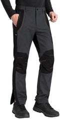 Mens Snow Ski Pants Waterproof Insulated Zipper Bottom Leg