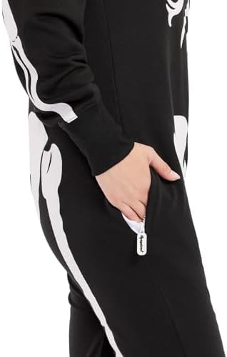 Tipsy Elves Skeleton Halloween Jumpsuit Costume for Women