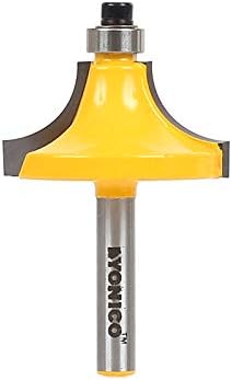 YONICO Router Bits Edge Forming Roundover Bead 1/2-Inch Radius 1/4-Inch Shank 13176q