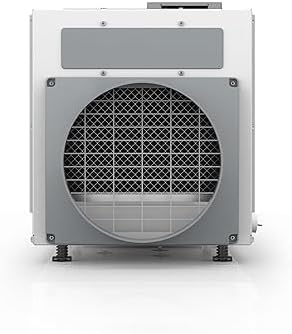 AprilAire E100 Pro Dehumidifier Bundle - 100 Pint Whole House Dehumidifier - Full Complete Kit - Crawl Spaces, Basements, Whole Homes, Commercial up to 5,500 sq. ft - 5 Year Warranty Included