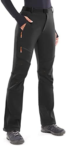Heathyoga Snow Ski Pants Women Waterproof Softshell Insulated Winter Pants